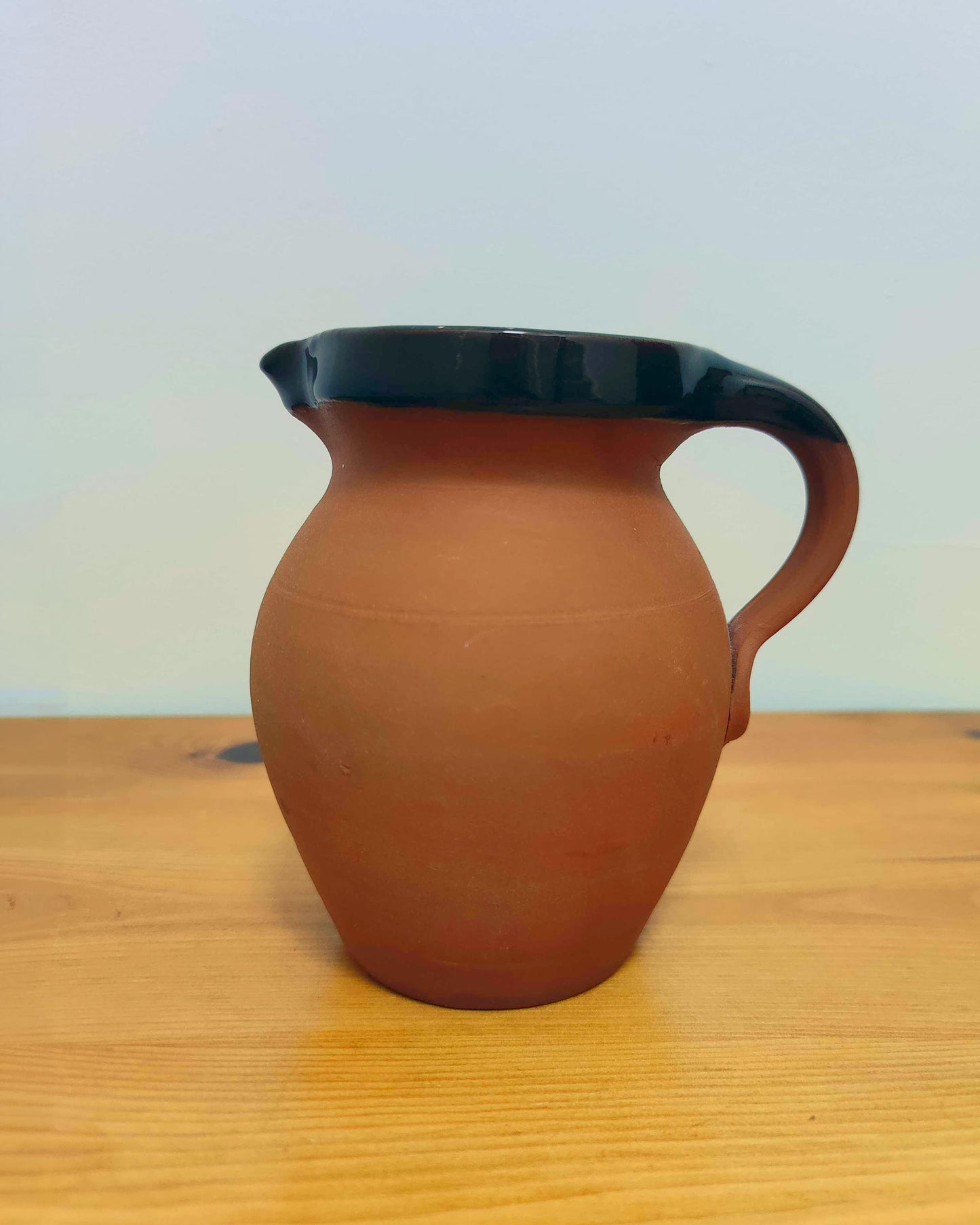 C.H. Brannam Royal Barum Ware — Terracotta Cottage Jug, Devon c.1930