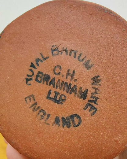 C.H. Brannam Royal Barum Ware — Terracotta Cottage Jug, Devon c.1930