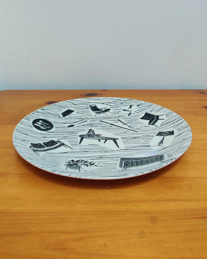 Ridgway Homemaker Dinner Plate - Enid Seeney, England c.1960