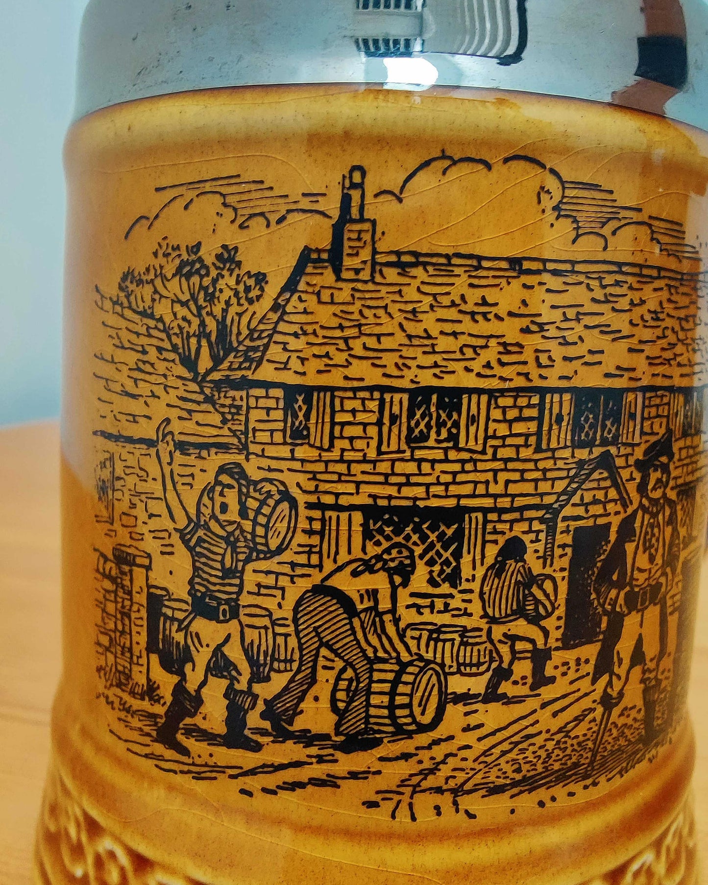 Lord Nelson Pottery - Jamaica Inn Tankard, Staffordshire c.1970