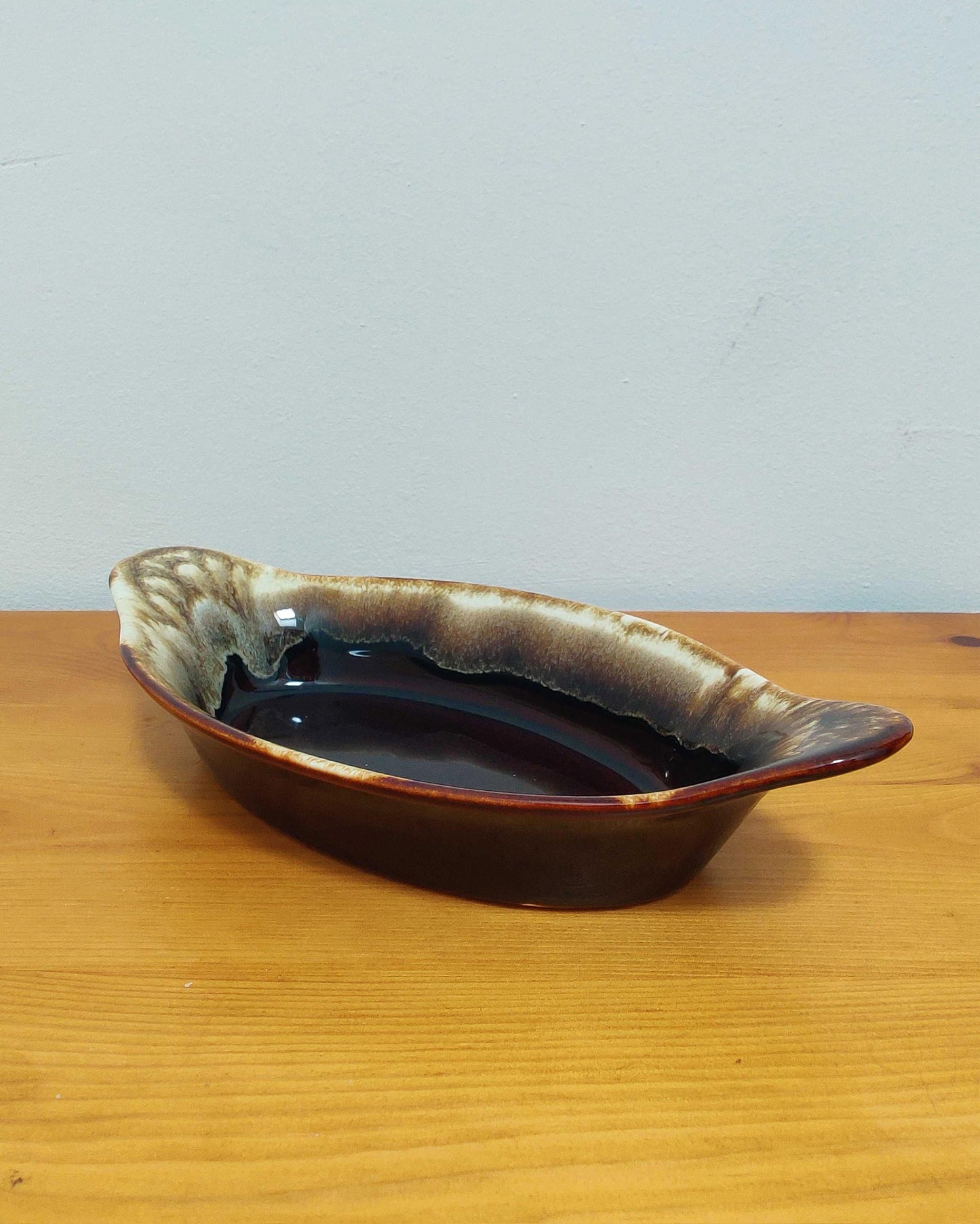 Pfaltzgraff Gourmet Brown - No.265 Oval Au Gratin Dish, USA, c.1950s–1980s