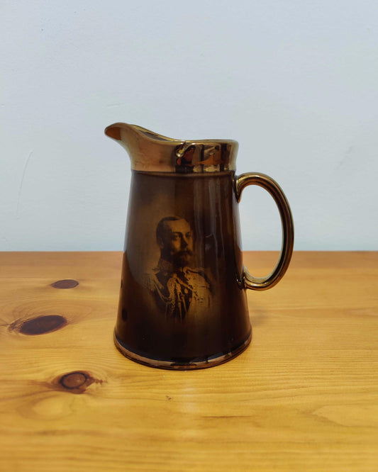 Ridgways Coronation Commemorative Jug - King George V & Queen Mary, England, 1911