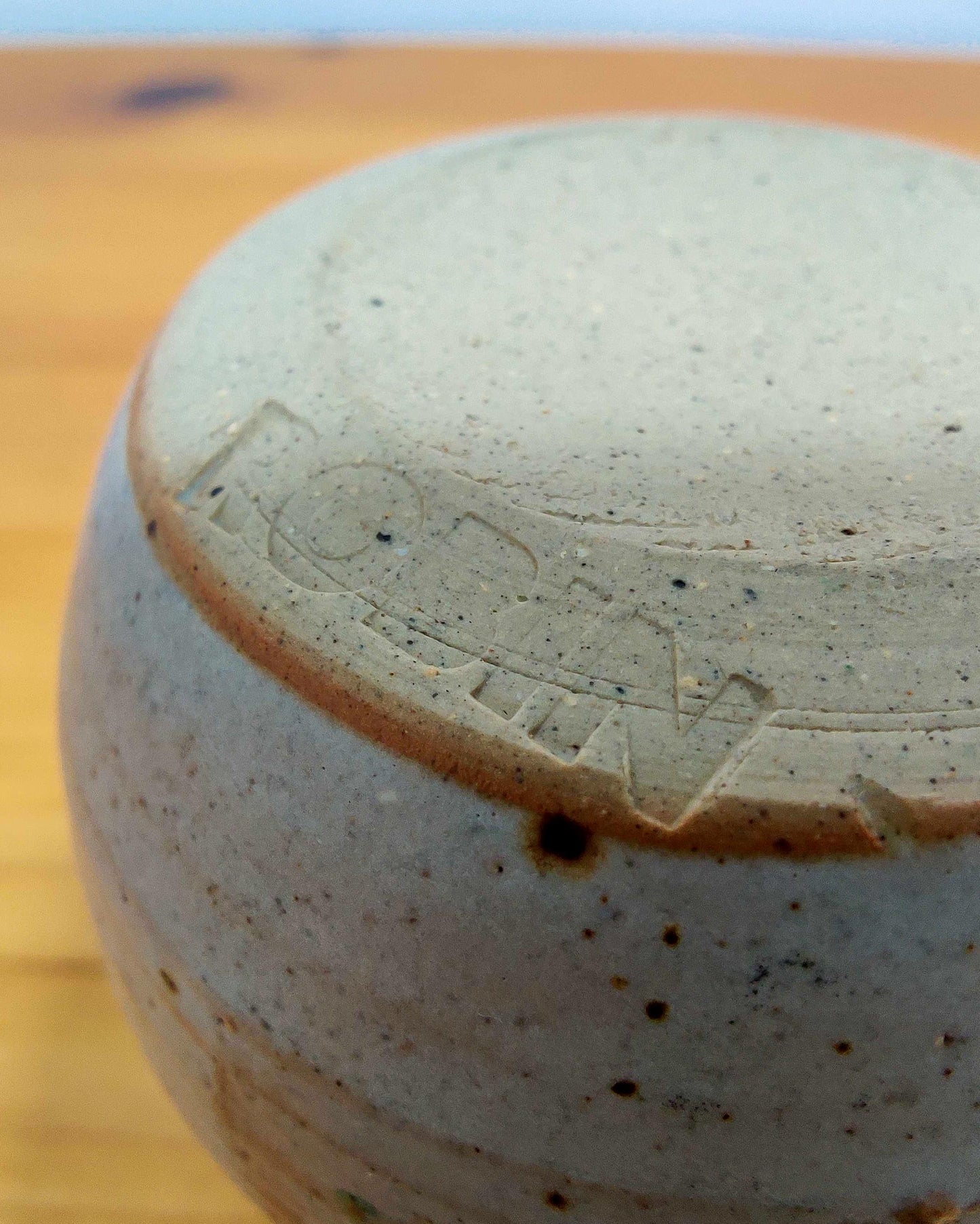 Robin Pavitt - Polden Pottery Studio Stoneware Pouring Jug, Chilton Polden Somerset, c.1974–1981