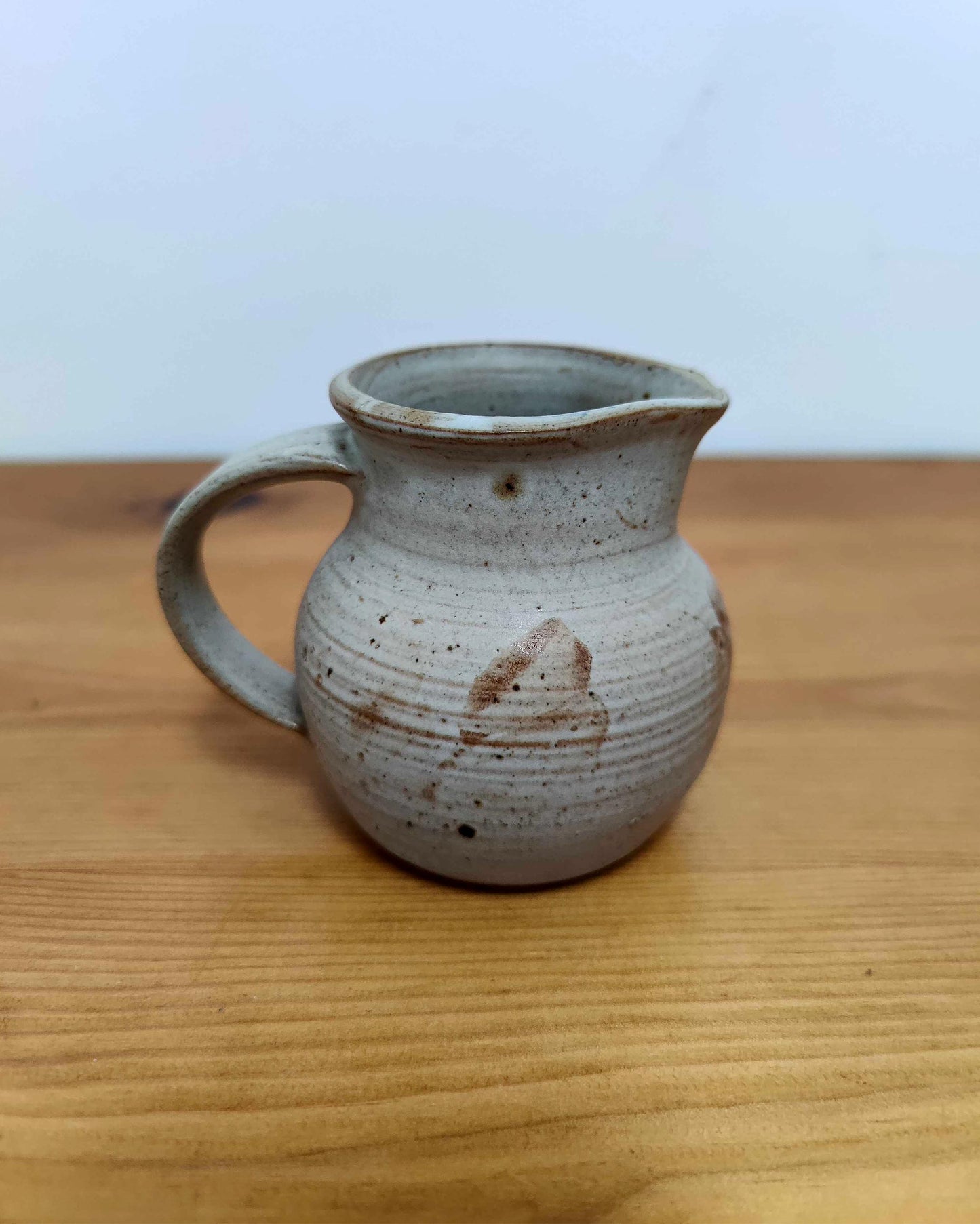 Robin Pavitt - Polden Pottery Studio Stoneware Pouring Jug, Chilton Polden Somerset, c.1974–1981