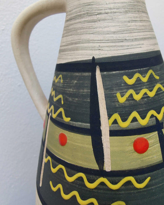 Bay Keramik Handle Vase - 266-17, West Germany c.1960